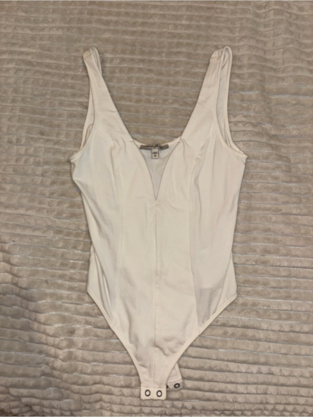 Cream One-Piece Bodysuit